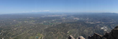 Vedere pe Vf. Sant Jeroni