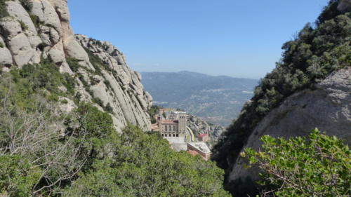 Coborârea prin Pla dels Ocells