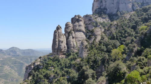 Vedere de pe drumul spre Santa Cova